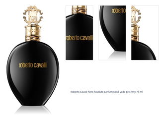 Roberto Cavalli Nero Assoluto parfumovaná voda pre ženy 75 ml 1