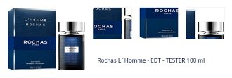 Rochas L`Homme - EDT - TESTER 100 ml 1