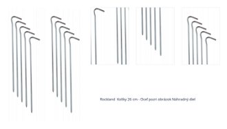 Rockland  Kolíky 26 cm - Oceľ pozri obrázok Náhradný diel 1