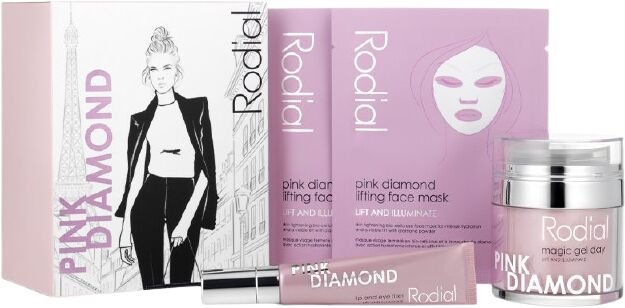 Rodial Pink Diamond darčekový set proti vráskam 4 ks