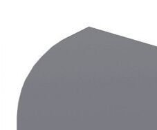 Rohový nadstavec k stolu Lift, šedý/hnedý% 6
