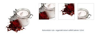 Romantická ruža - organické telové suflé® balenie 125ml 1