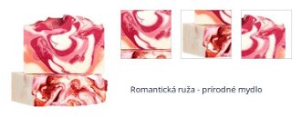 Romantická ruža - prírodné mydlo 1