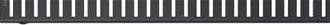 Rošt Alca 65 cm nerez černá mat zebra PURE-650BLACK 8