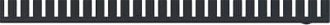 Rošt Alca 65 cm nerez černá mat zebra PURE-650BLACK 9
