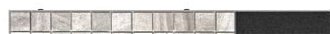 Rošt Alca 85 cm nerez pro vložení dlažby FLOOR-850 6