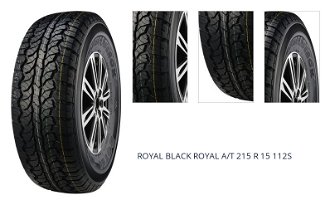 ROYAL BLACK 215 R 15 112S ROYAL_A/T TL M+S 1