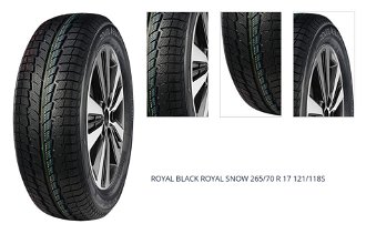 ROYAL BLACK 265/70 R 17 121/118S ROYAL_SNOW TL LT M+S 3PMSF 1