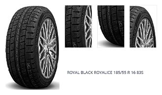 ROYAL BLACK 185/55 R 16 83S ROYALICE TL M+S 1