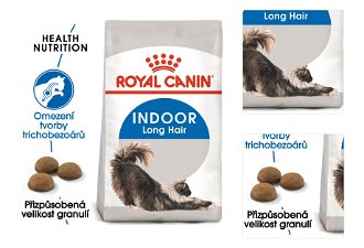Royal Canin INDOOR LONGHAIR - 2kg 3