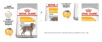 Royal Canin Maxi Dermacomfort - granule pre veľké psy s problémami s kožou - 12kg 1