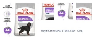 Royal Canin MAXI STERILISED - 12kg 1