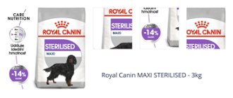 Royal Canin MAXI STERILISED - 3kg 1