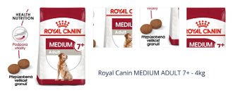Royal Canin MEDIUM ADULT 7+ - 4kg 1