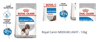 Royal Canin MEDIUM LIGHT - 12kg 1
