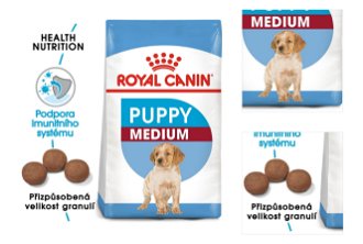 Royal Canin MEDIUM PUPPY - 4kg 3