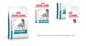 Royal Canin Veterinary Health Nutrition Dog ANALLERGENIC - 1,5kg 1