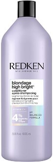 Rozjasňujúca starostlivosť pre blond vlasy Redken Blondage High Bright - 1000 ml + darček zadarmo