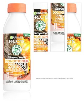 Rozjasňujúci kondicionér pre dlhé vlasy Garnier Fructis Conditioner Pineapple Hair Food - 350 ml + darček zadarmo 1