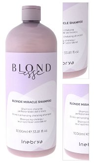 Rozjasňujúci šampón pre blond vlasy Inebrya Blondesse Blonde Miracle Shampoo -1000 ml (771026146) + DARČEK ZADARMO 3