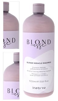 Rozjasňujúci šampón pre blond vlasy Inebrya Blondesse Blonde Miracle Shampoo -1000 ml (771026146) + DARČEK ZADARMO 4