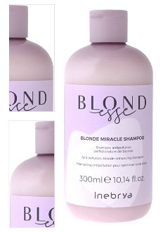 Rozjasňujúci šampón pre blond vlasy Inebrya Blondesse Blonde Miracle Shampoo - 300 ml (771026145) + darček zadarmo 4