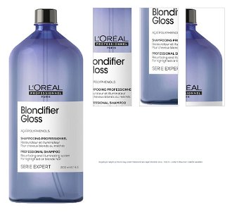 Rozjasňujúci šampón pre blond vlasy Loréal Professionnel Serie Expert Blondifier Gloss - 1500 ml - L’Oréal Professionnel + darček zadarmo 1