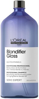 Rozjasňujúci šampón pre blond vlasy Loréal Professionnel Serie Expert Blondifier Gloss - 1500 ml - L’Oréal Professionnel + darček zadarmo