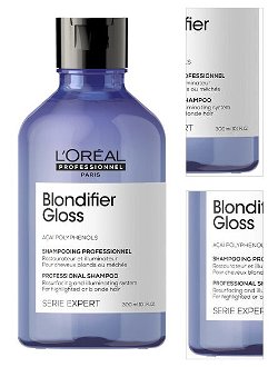 Rozjasňujúci šampón pre blond vlasy Loréal Professionnel Serie Expert Blondifier Gloss - 300 ml - L’Oréal Professionnel + darček zadarmo 3