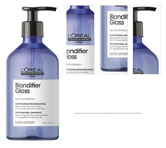 Rozjasňujúci šampón pre blond vlasy Loréal Professionnel Serie Expert Blondifier Gloss - 500 ml - L’Oréal Professionnel + DARČEK ZADARMO 1