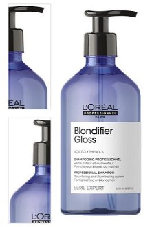 Rozjasňujúci šampón pre blond vlasy Loréal Professionnel Serie Expert Blondifier Gloss - 500 ml - L’Oréal Professionnel + DARČEK ZADARMO 4