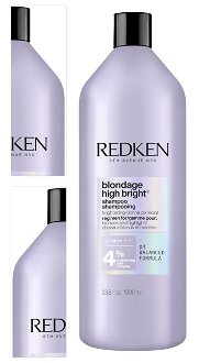 Rozjasňujúci šampón pre blond vlasy Redken Blondage High Bright - 1000 ml + darček zadarmo 4