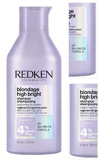 Rozjasňujúci šampón pre blond vlasy Redken Blondage High Bright - 300 ml + DARČEK ZADARMO 3