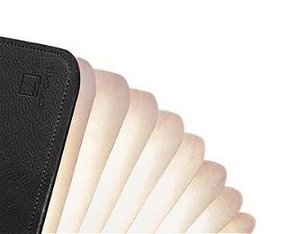 Rozkladacie svetlo "Smart Book" mini, čierna koža - Gingko 7