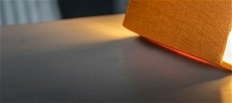 Rozkladacie svetlo "Smart Book" mini, oranžová látka - Gingko 8