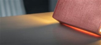 Rozkladacie svetlo "Smart Book" mini, ružová látka - Gingko 8
