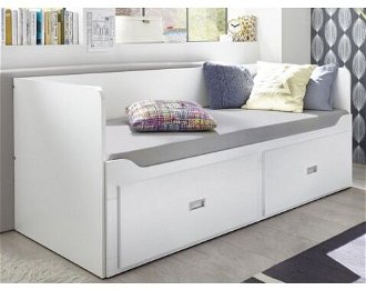 Rozkladcia posteľ so zásuvkami Bergen 80x200 cm%