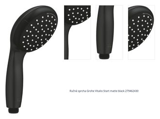 Ručná sprcha Grohe Vitalio Start matte black 279462430 1