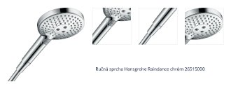 Ručná sprcha Hansgrohe Raindance chróm 26515000 1