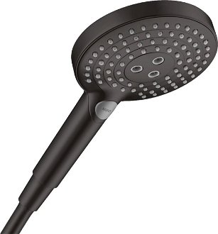 Ručná sprcha Hansgrohe Raindance Select S s tlačidlom čierná mat 26014670