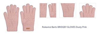 Rukavice Barts BRIDGEY GLOVES Dusty Pink 1