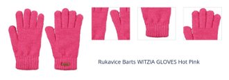 Rukavice Barts WITZIA GLOVES Hot Pink 1