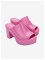 Ružové dámske šľapky na podpätku Melissa Mule AD