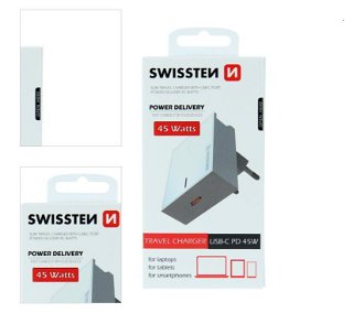 Rýchlonabíjačka Swissten Power Delivery 3.0 pre Apple s USB-C, 45 W, biela 4
