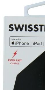 Rýchlonabíjačka Swissten Smart IC 3.A s 2 USB konektormi a dátový kábel USB / Lightning MFi 1,2 m, čierna 6