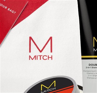 Sada pre mužov Paul Mitchell Mitch - šampón, pasta s fixáciou, stylingová pasta + taštička zadarmo (733195) + darček zadarmo 5