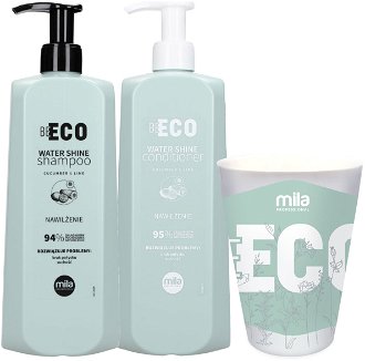 Sada pre suché vlasy Mila Professional Be Eco Water Shine + keramický hrnček zadarmo + darček zadarmo 2