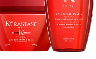 Sada šampónu a masky pre vlasy vystavené slnku Kérastase Soleil + kozmetická taška zadarmo + darček zadarmo 9