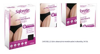 SAFORELLE Ultra absorpčné menštruačné nohavičky 34/36 1