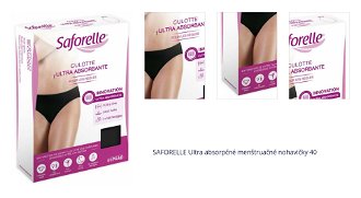 SAFORELLE Ultra absorpčné menštruačné nohavičky 40 1